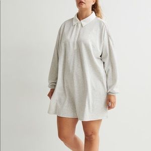 H&M divided collared dress